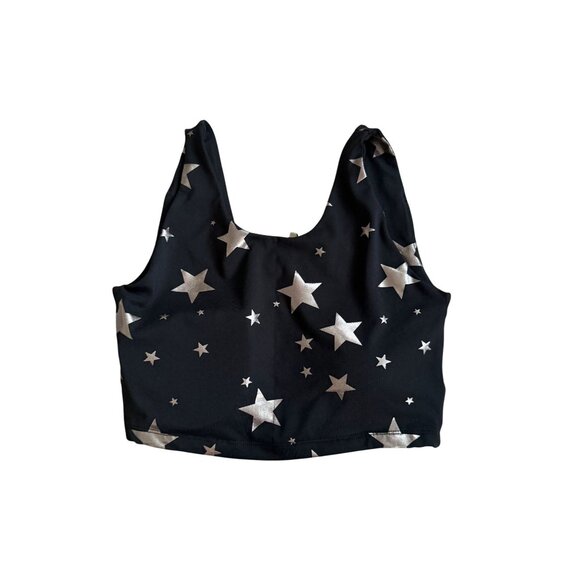 LIVE WELL ACTIVE Black Silver Star Workout Bra Size XS - Picture 8 of 8